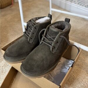 Ugg NWTWomen’s Suede Ankle Boots - Dark Green